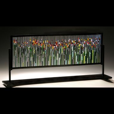 Custom Made Fused Glass Sculpture