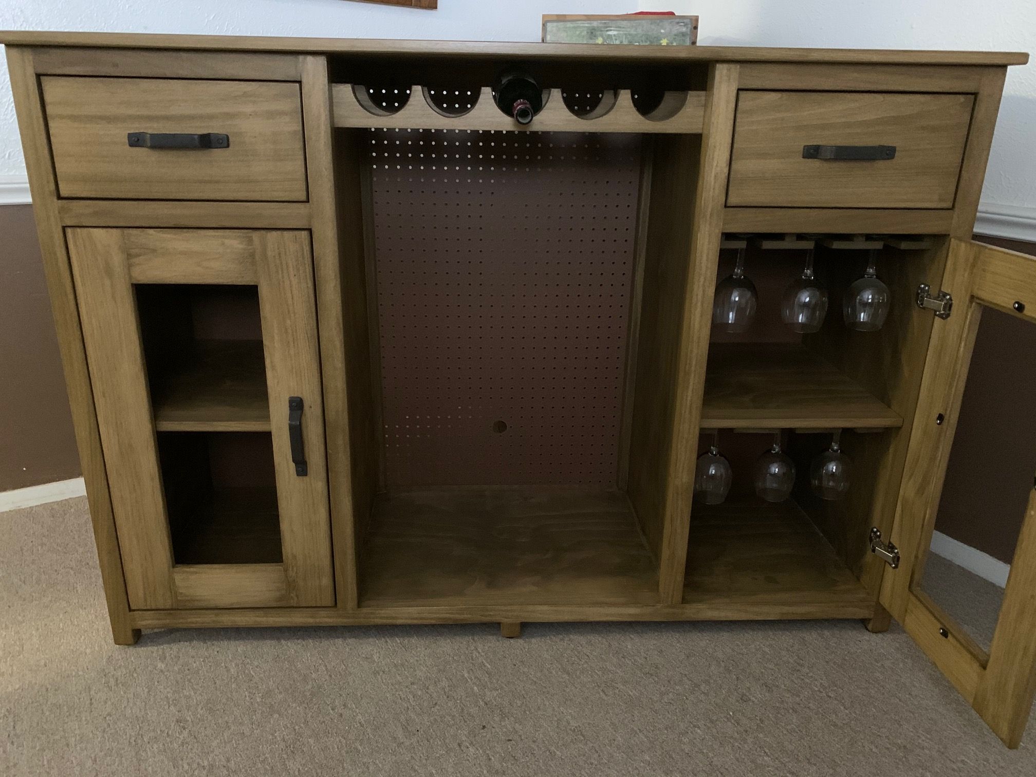 Buy Custom Wine Cabinet Sideboard, Made To Order From Thh Creations 