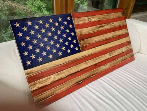 Custom Made Rustic American Flag
