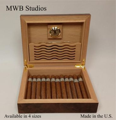 Custom Made All American Humidor 12 Count With Free Shipping And Engraving