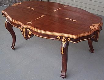 Custom Made Carved And Gilded Coffee Table