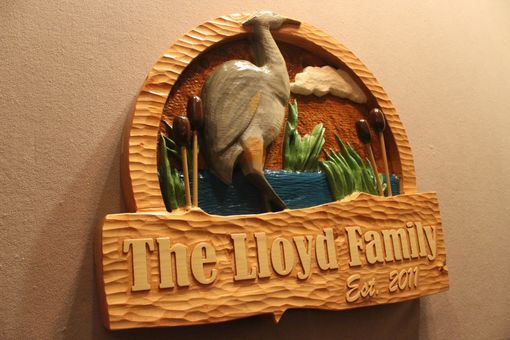 Custom Made Family Signs | Home Signs | House Signs | Cabin Signs | Heron Signs | Bird Signs | Custom Signs