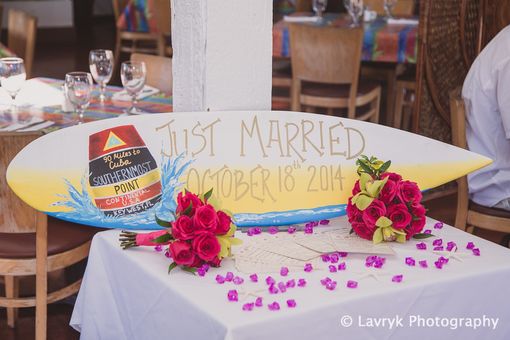 Custom Made Key West Wedding Sign. Tropical Wedding Decor