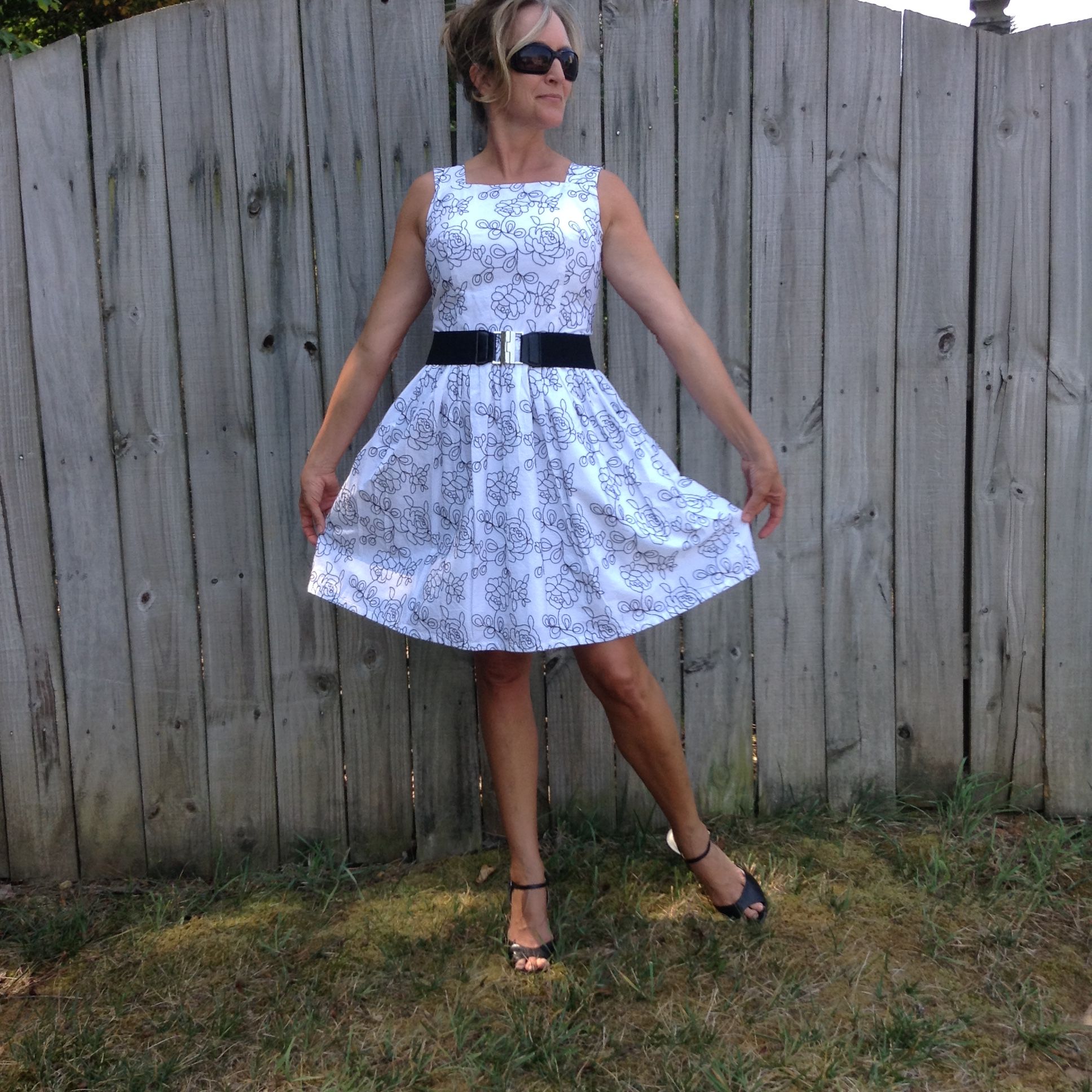 Hand Made Women's Skirts And Dresses Custom Made Fit And Flare Dress by Kate McGrath Designs