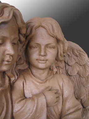 Custom Made 2 Angels Memorial Statue