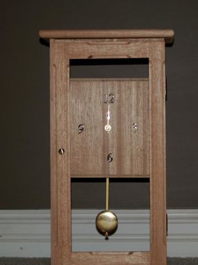 Custom Made Mahogany Mantle Clock