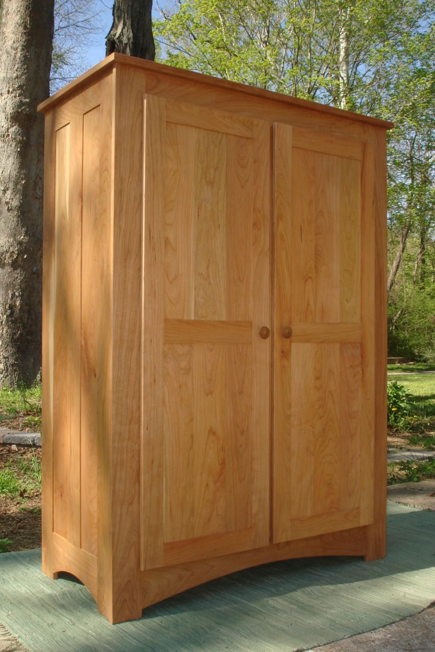 Hand Made Custom Armoire by Mountain Woodworks
