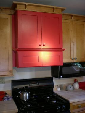 Custom Made Craftsman Kitchen-- In Maple And Painted Finish