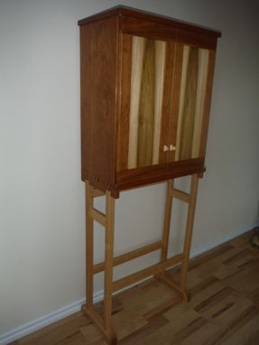 Custom Made Cherry Cabinet On A Stand
