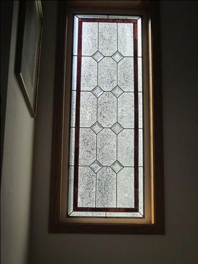 Custom Made Stairway Stained Glass Window