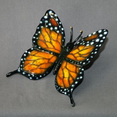 Custom Made Gorgeous Color "Butterfly" Bronze Statue Figurine Insect Limited Edition / Signed Numbered