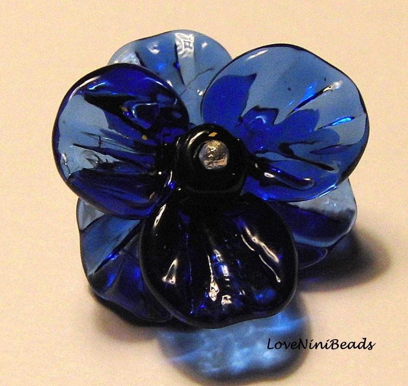 Custom Made Glass Flower Pendant by LoveNinibeads | CustomMade.com