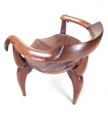 Custom Made Half Shell Chair