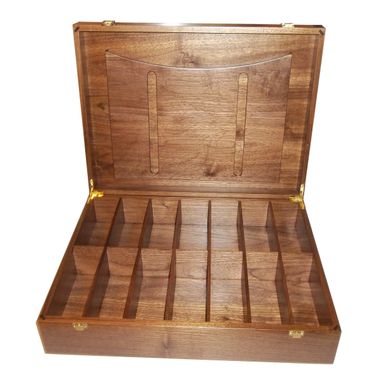Custom Made Table Top Walnut Game Box