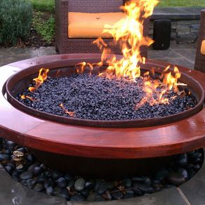 Buy Hand Crafted 48 Inch Cono Moreno Hand Hammered Copper Fire Pit
