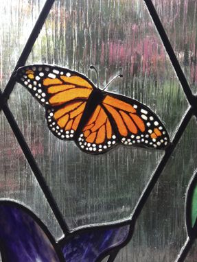 Custom Made Iris And Monarch Butterfly