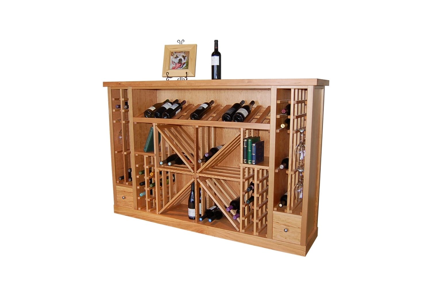 Handmade Wine Storage Cabinet By Wakeley Custom Furniture