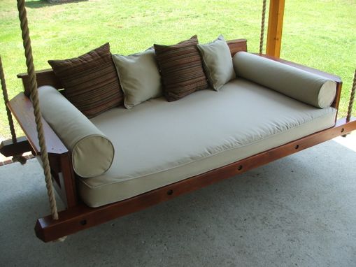 Custom Made Rustic Porch Bed Swing
