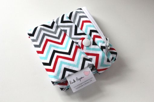 Custom Made Small Lay Flat Messy Bags (Wet Bags) - Zigzag Celebration