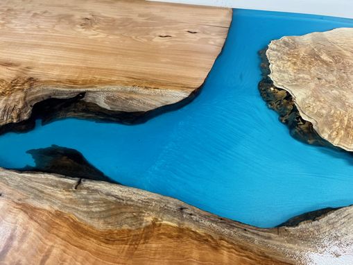Custom Made Mappa Burl River Table