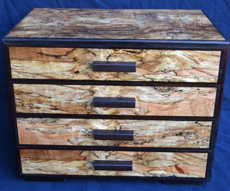 Hand Made Four Drawer Jewelry Box By Dennis Chenoweth Custommade Com