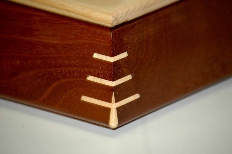 Custom Made Mahogany Tapered Box by WoodenItBeNice