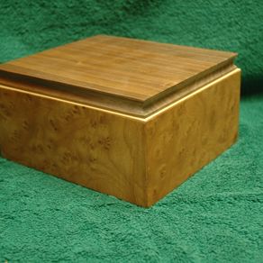 Custom Mahogany Book Display Box by Wooden-It-Be-Nice