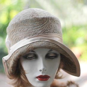 Buy a Custom Made 1920'S Cloche Summer Hat In Teal Blue, made to order ...