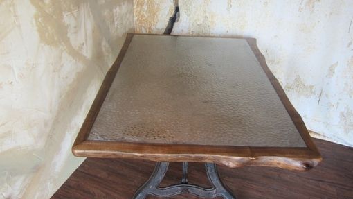 Custom Made Custom Zinc Kitchen Table