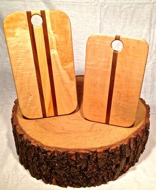 Custom Made Tiger Maple And Walnut Cutting Boards