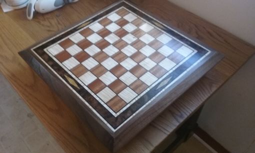 Custom Made Walnut Burl Chessboard