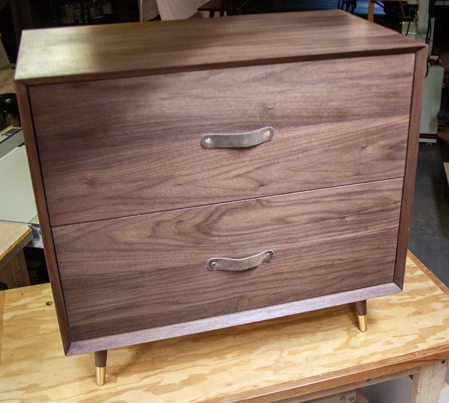 Buy Custom MidCentury Modern Lateral File, made to order from Bench Dog Woodworks