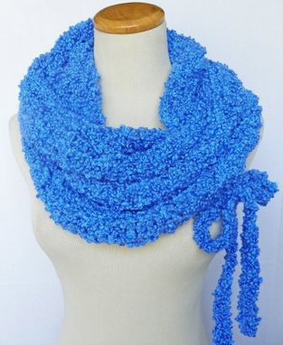 Custom Made Sale The Tuareg Cowl - Fiber Art Drawstring Cowl / Neckwarmer / Oversized