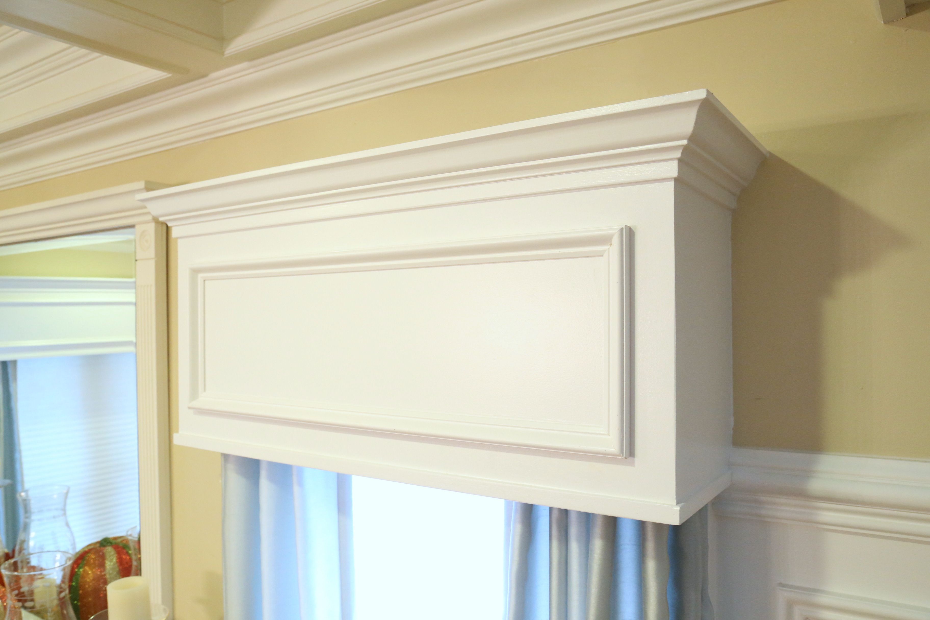 Custom White Window Cornices With Crown Molding By Scanek + Co ...