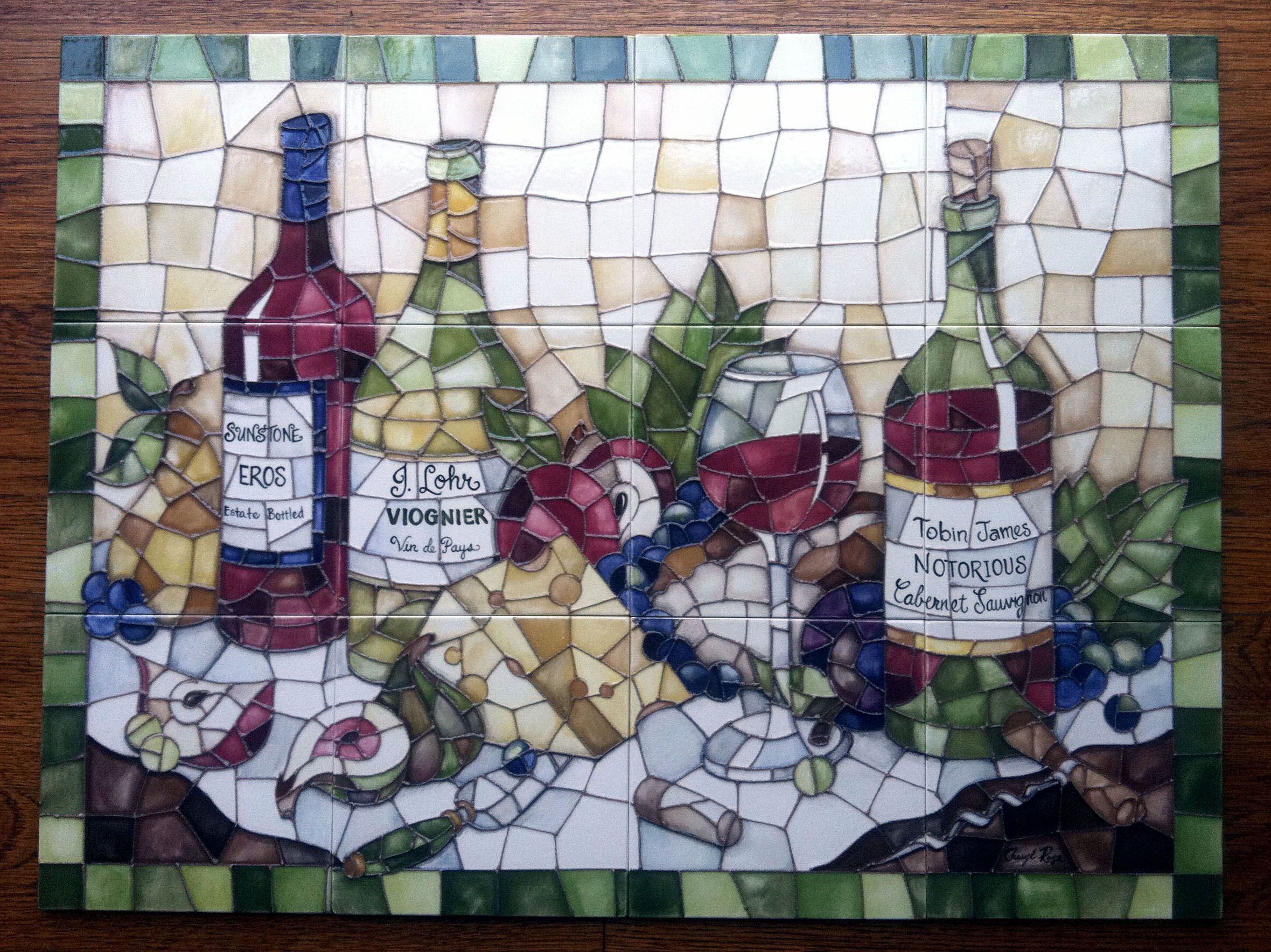 Hand Crafted Custom HandPainted Tile Murals, Backsplashes, And Accent