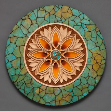 Custom Made Wall Sculpture "Wild Flower"