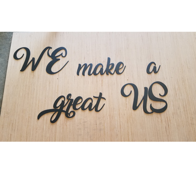 Custom Made Custom Words And Letters 8 Inch Tall