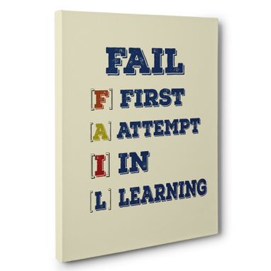 Custom Made First Attempt In Learning Classroom Canvas Wall Art