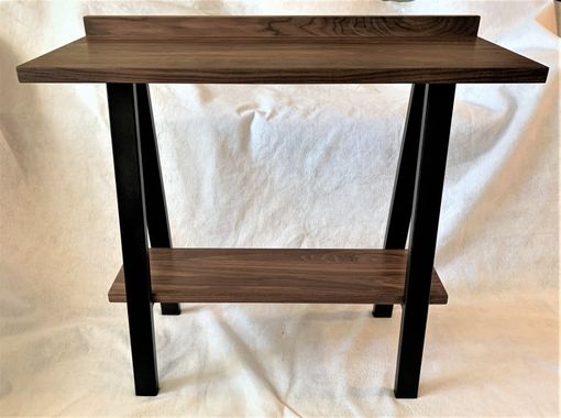 Custom Made Modern Industrial Occasional Table, Accent Table, Entryway Table