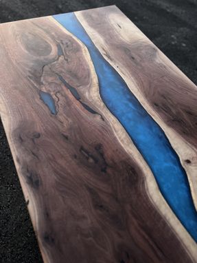Custom Made Walnut River Table Desk