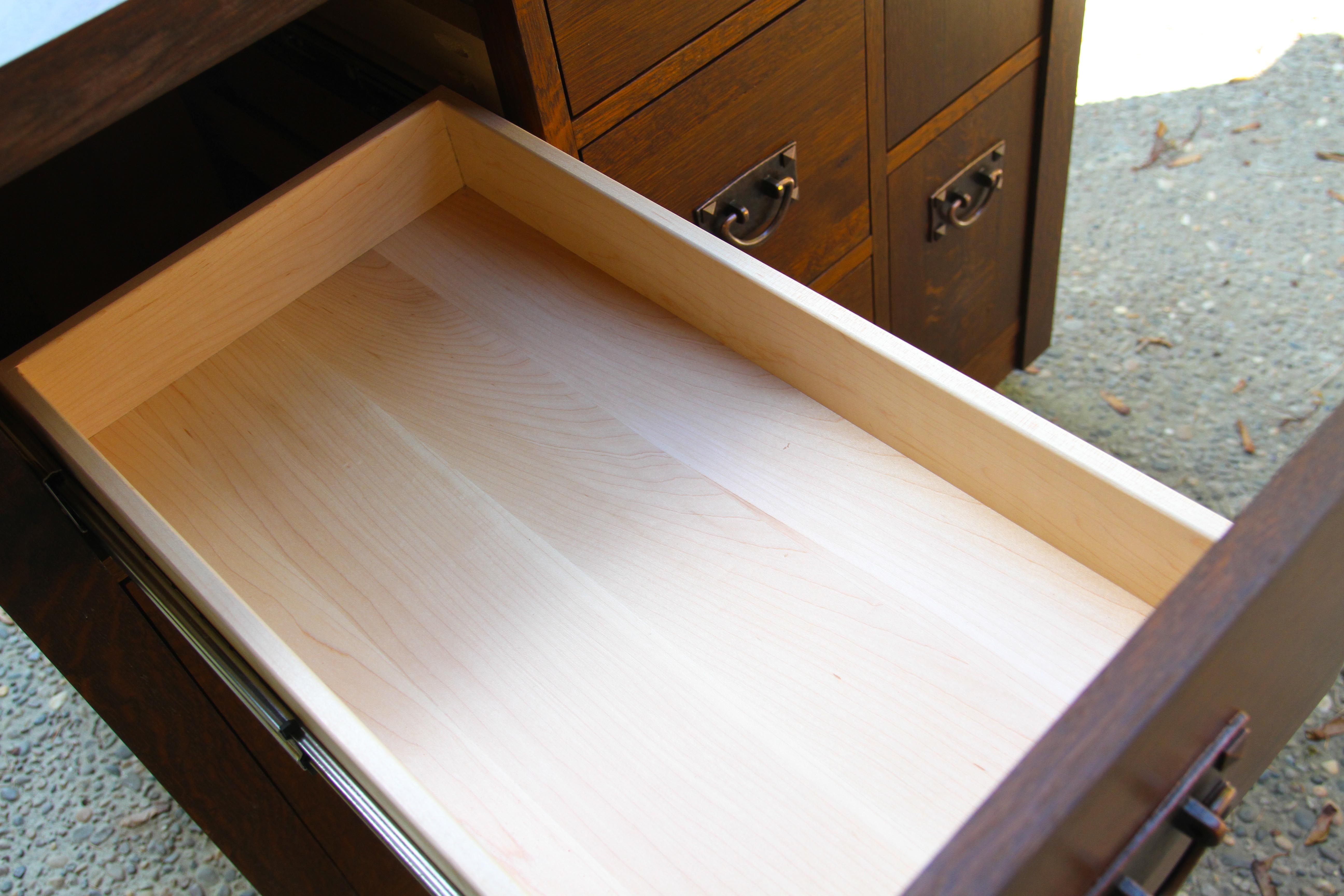 Hand Crafted Stickley Inspired Mobile Kitchen Island by MossBack