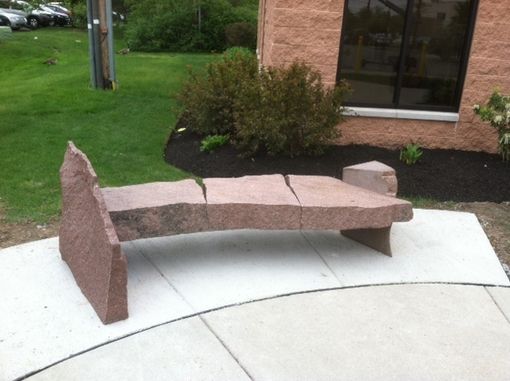 Custom Made Steel & Granite Lawn Sculptures