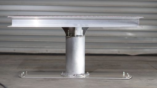 Custom Made Custom Aluminum Side Table