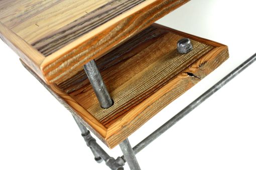 Custom Made 'Galvy' Industrial Desk // Reclaimed Wood Table