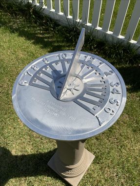 Custom Made Aluminum Sundials