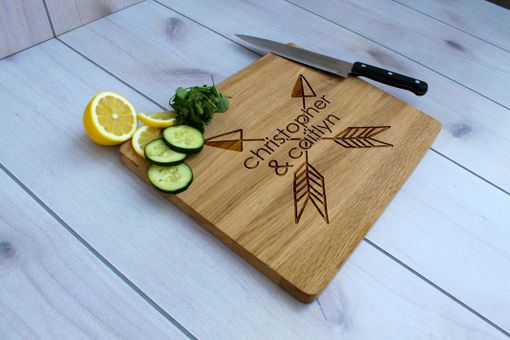 Custom Made Personalized Cutting Board, Engraved Cutting Board, Custom Wedding Gift – Cb-Wo-Christopher Caitlyn
