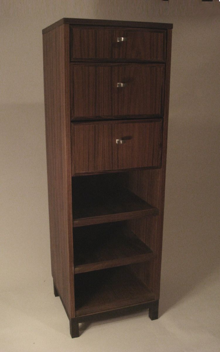 Custom Made Walnut Storage by Makeville Studio Custom