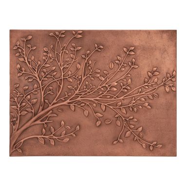 Custom Made Akicon Tree Branches Custom Copper Handmade Wall Decor Copper Kitchen Backsplash Mural