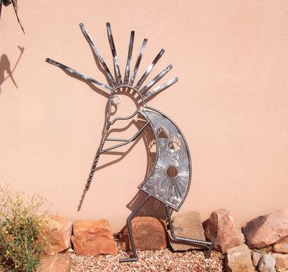 Handmade Garden Art Home Decor Outdoor Sculpture Kokopelli Garden Art Home Decor Outdoor Sculpture Kokopelli Recycled