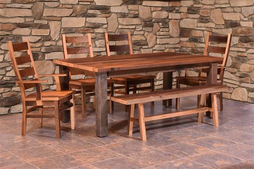Custom Made Almanzo Reclaimed Wood Dining Table